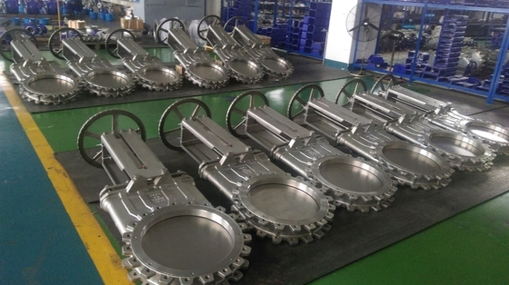 150 - 300 Psi Pressure Rating Renew Seat Knife Gate Valve With Manual Operating Feature
