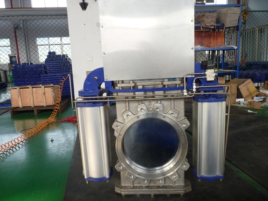 150 - 300 Psi Pressure Rating Renew Seat Knife Gate Valve With Manual Operating Feature